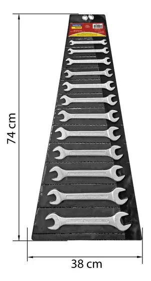 JOGO DE CHAVE COMBINADA 6 A 22MM 12 PÇS